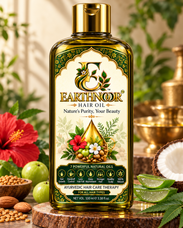 Earthnoor Ayurvedic Hair Oil – 100 ml