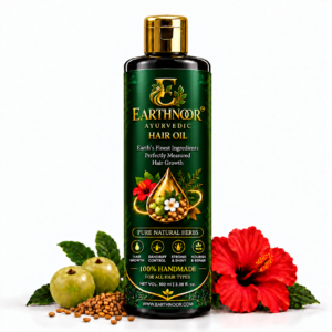 Earthnoor Ayurvedic Herbal Hair Oil – Natural Herbal Handmade Hair Care